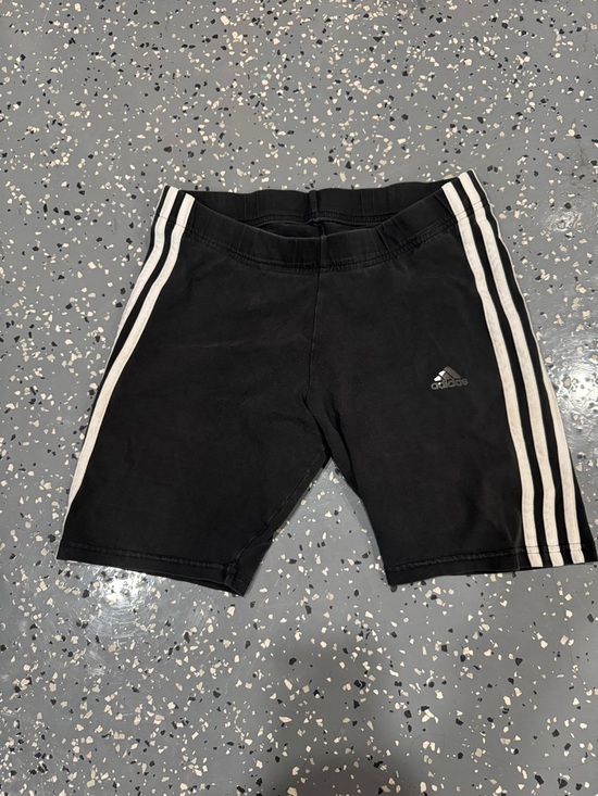 adidas Pants - adidas Black Athletic Shorts with White Side Stripes